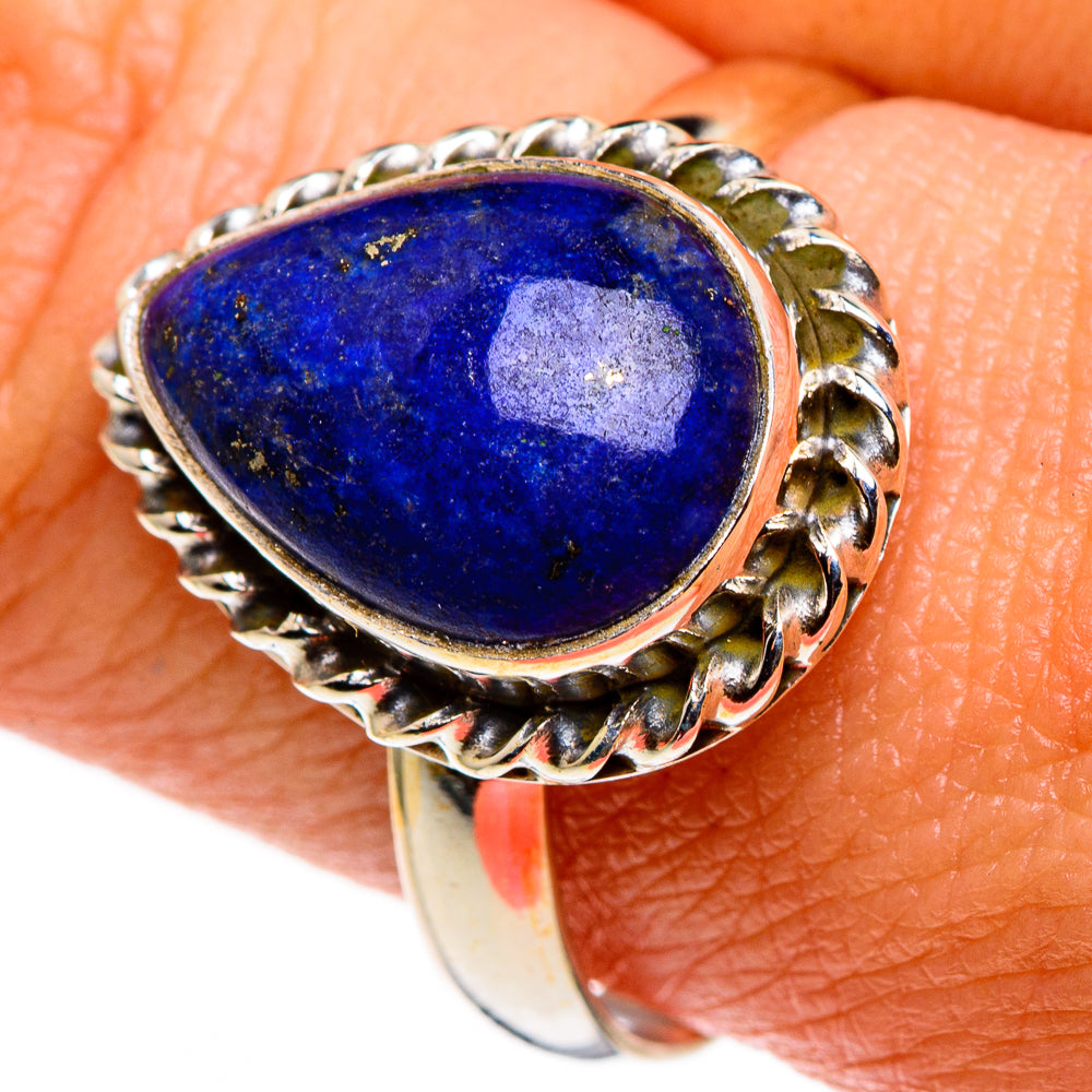 Lapis Lazuli Rings handcrafted by Ana Silver Co - RING85096