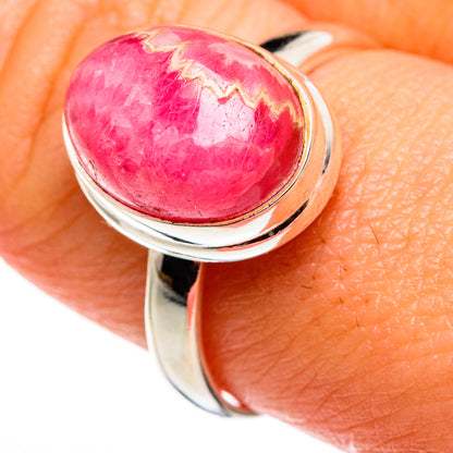 Rhodochrosite Rings handcrafted by Ana Silver Co - RING85110