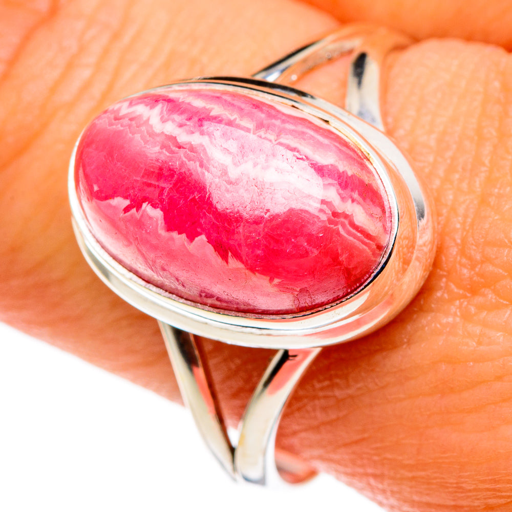 Rhodochrosite Rings handcrafted by Ana Silver Co - RING85113