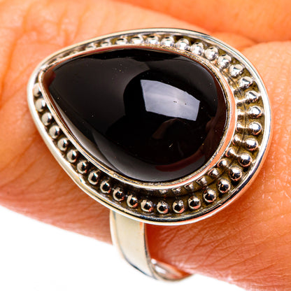 Black Onyx Rings handcrafted by Ana Silver Co - RING85123