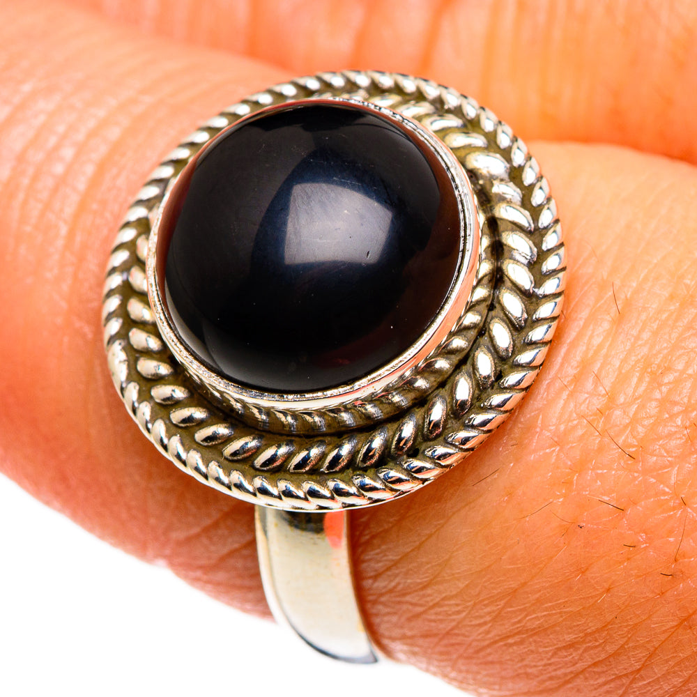 Black Onyx Rings handcrafted by Ana Silver Co - RING85124