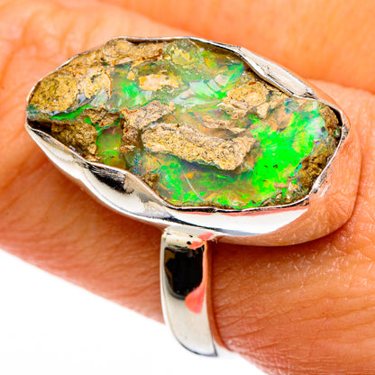Ethiopian Opal Rings handcrafted by Ana Silver Co - RING85134