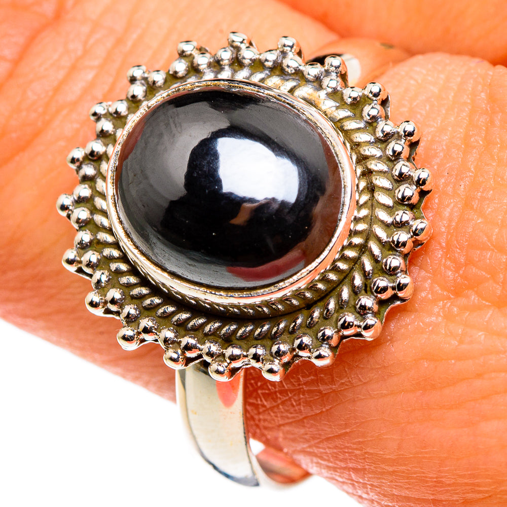 Hematite Rings handcrafted by Ana Silver Co - RING85136