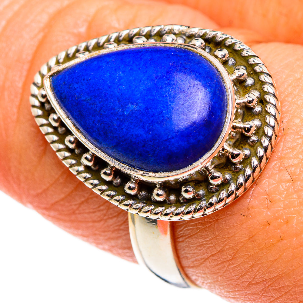 Lapis Lazuli Rings handcrafted by Ana Silver Co - RING85140
