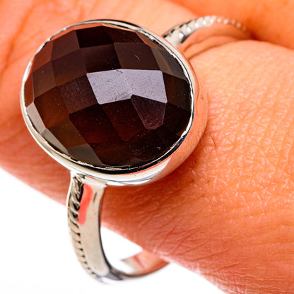 Smoky Quartz Rings handcrafted by Ana Silver Co - RING85151