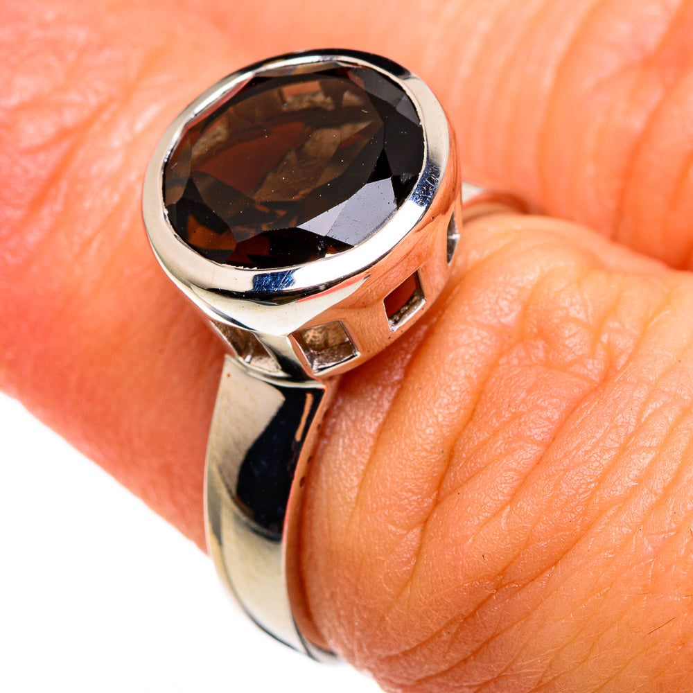 Smoky Quartz Rings handcrafted by Ana Silver Co - RING85152