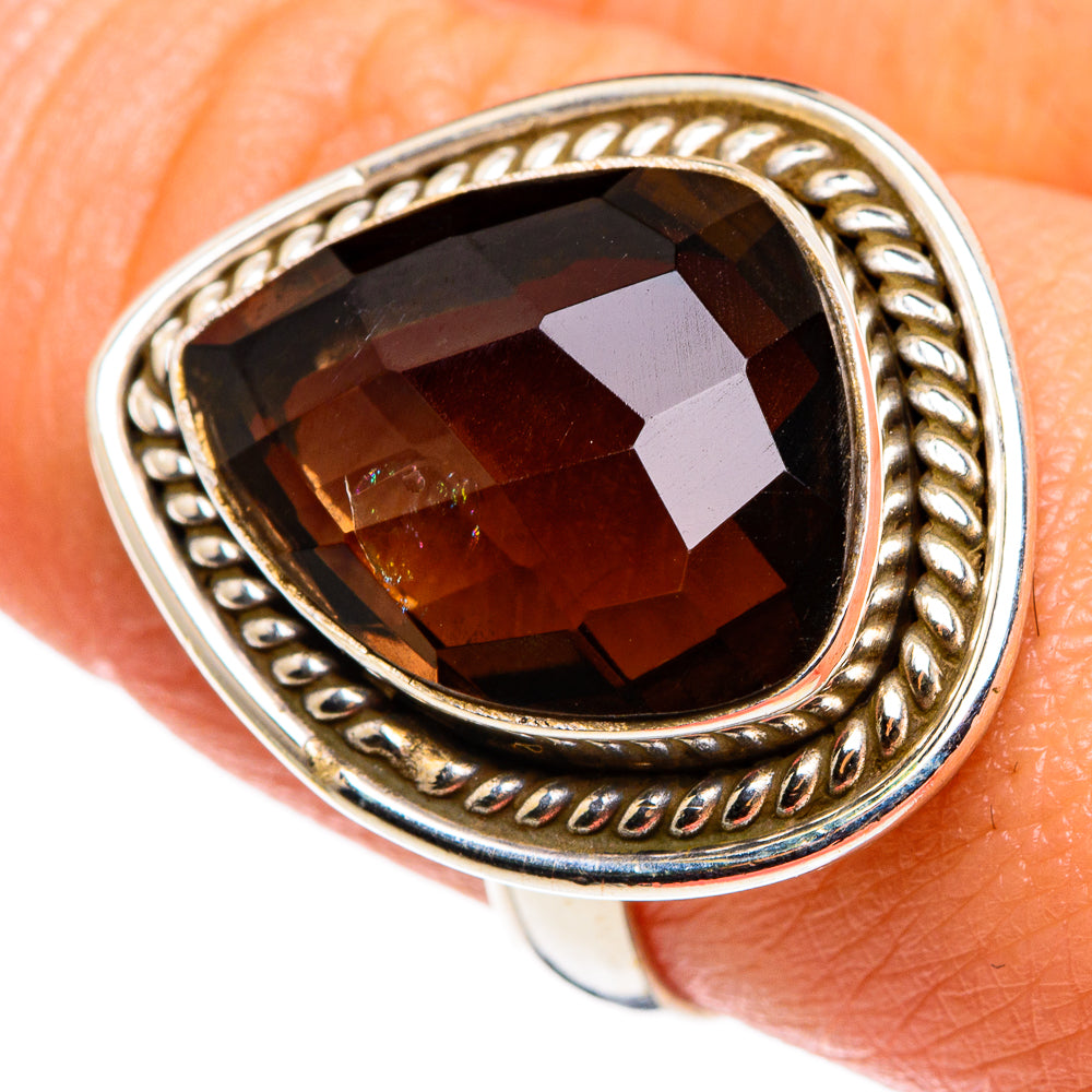 Smoky Quartz Rings handcrafted by Ana Silver Co - RING85154