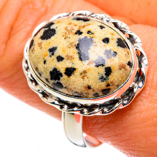 Dalmatian Jasper Rings handcrafted by Ana Silver Co - RING85155