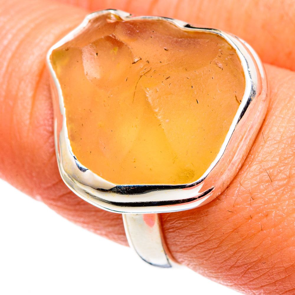 Libyan Glass Rings handcrafted by Ana Silver Co - RING85156