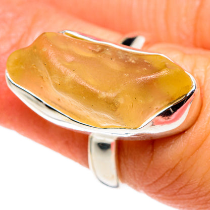 Libyan Glass Rings handcrafted by Ana Silver Co - RING85158