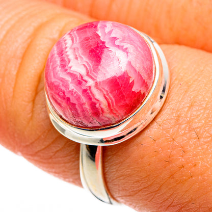 Rhodochrosite Rings handcrafted by Ana Silver Co - RING85159