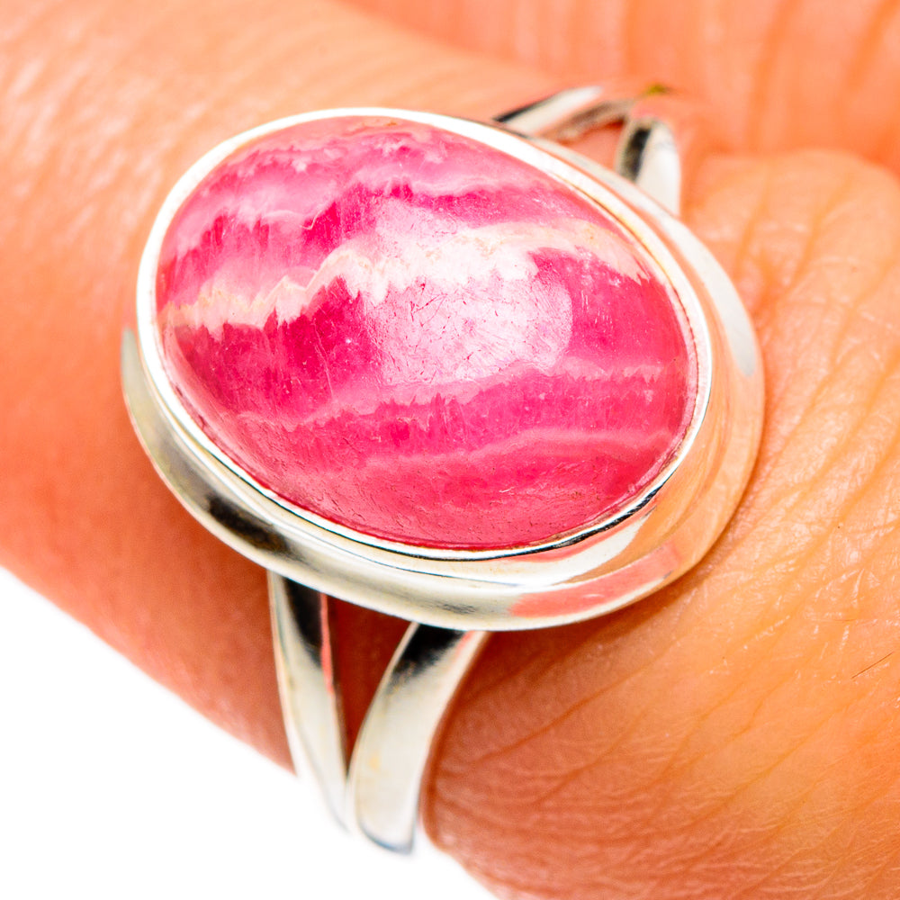 Rhodochrosite Rings handcrafted by Ana Silver Co - RING85162