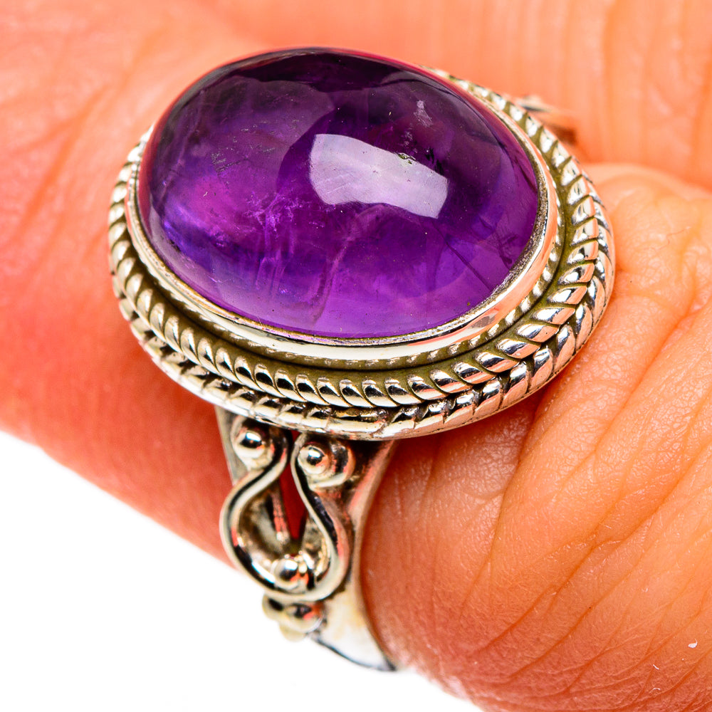 Amethyst Rings handcrafted by Ana Silver Co - RING85165