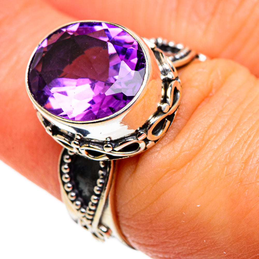 Amethyst Rings handcrafted by Ana Silver Co - RING85166
