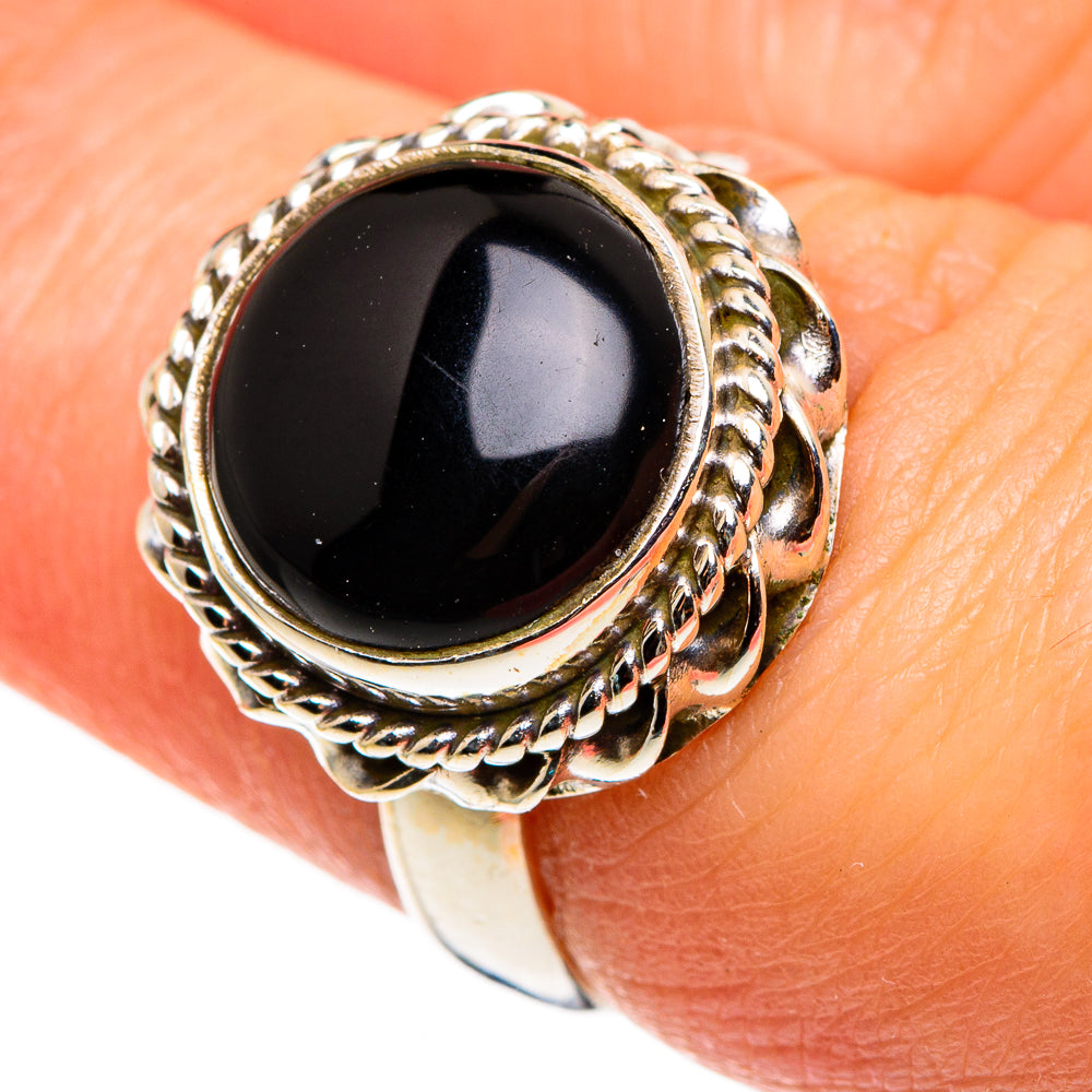 Black Onyx Rings handcrafted by Ana Silver Co - RING85172