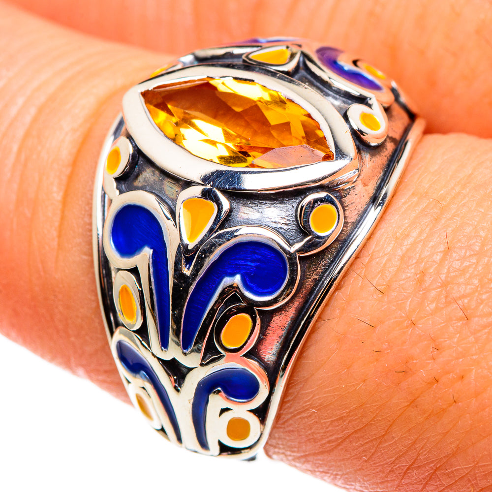 Citrine Rings handcrafted by Ana Silver Co - RING85180