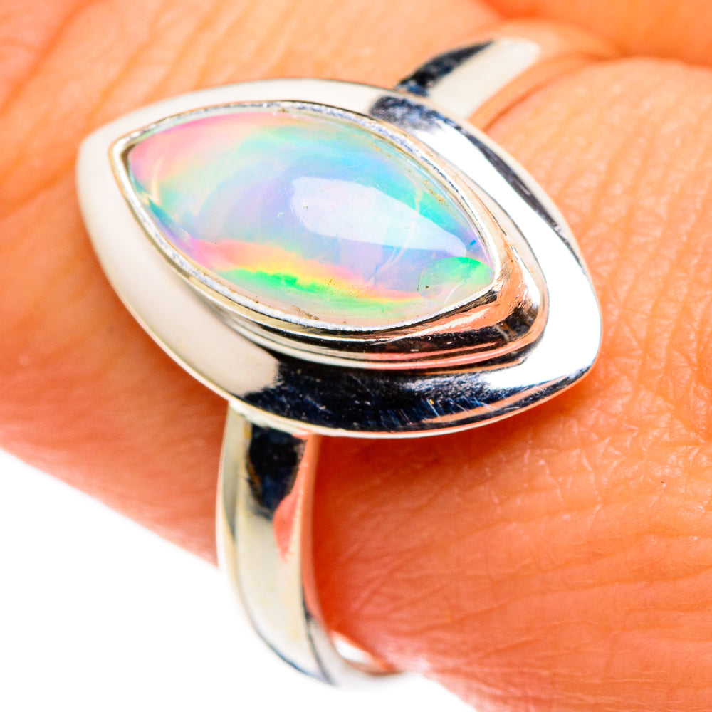 Ethiopian Opal Rings handcrafted by Ana Silver Co - RING85181