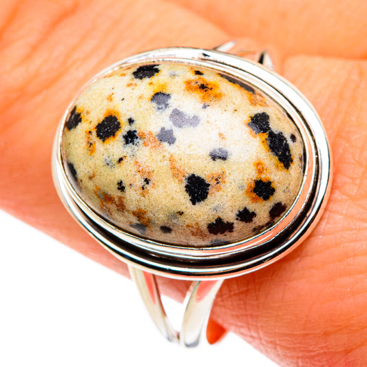 Dalmatian Jasper Rings handcrafted by Ana Silver Co - RING85199
