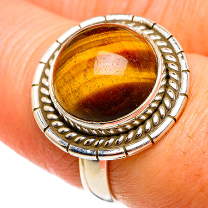 Tiger Eye Rings handcrafted by Ana Silver Co - RING85202