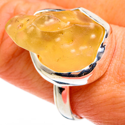 Libyan Glass Rings handcrafted by Ana Silver Co - RING85203