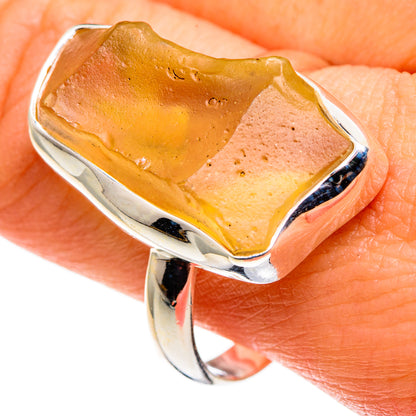 Libyan Glass Rings handcrafted by Ana Silver Co - RING85205