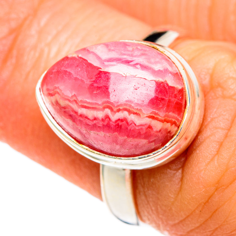 Rhodochrosite Rings handcrafted by Ana Silver Co - RING85206