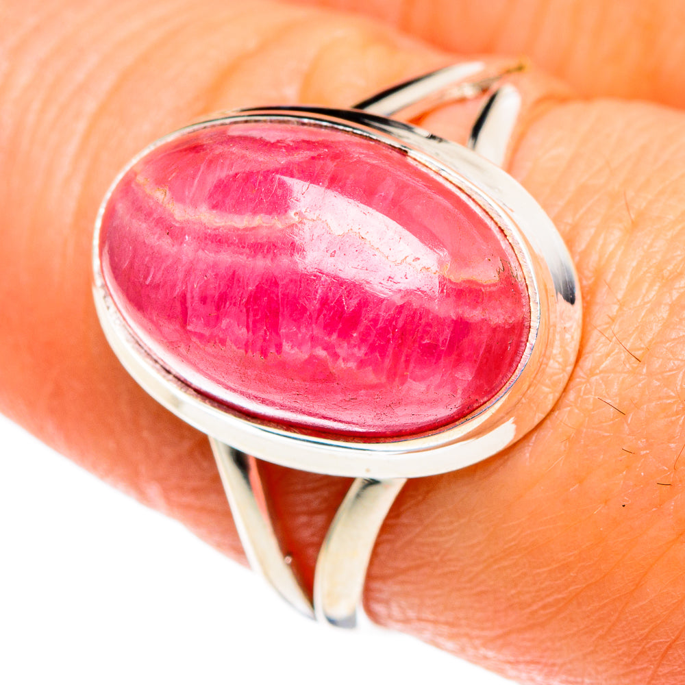 Rhodochrosite Rings handcrafted by Ana Silver Co - RING85209