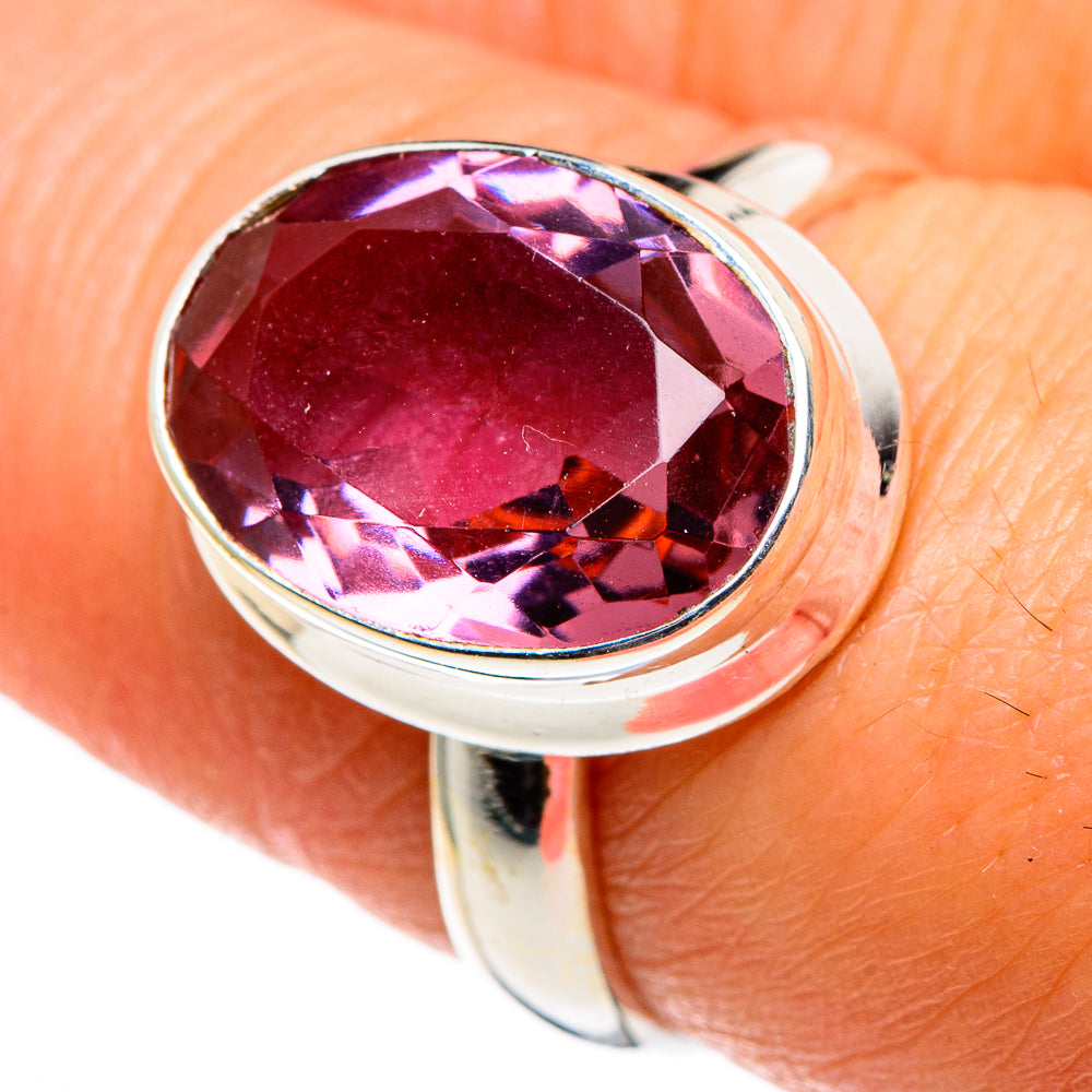 Color Change Alexandrite (lab.) Rings handcrafted by Ana Silver Co - RING85211