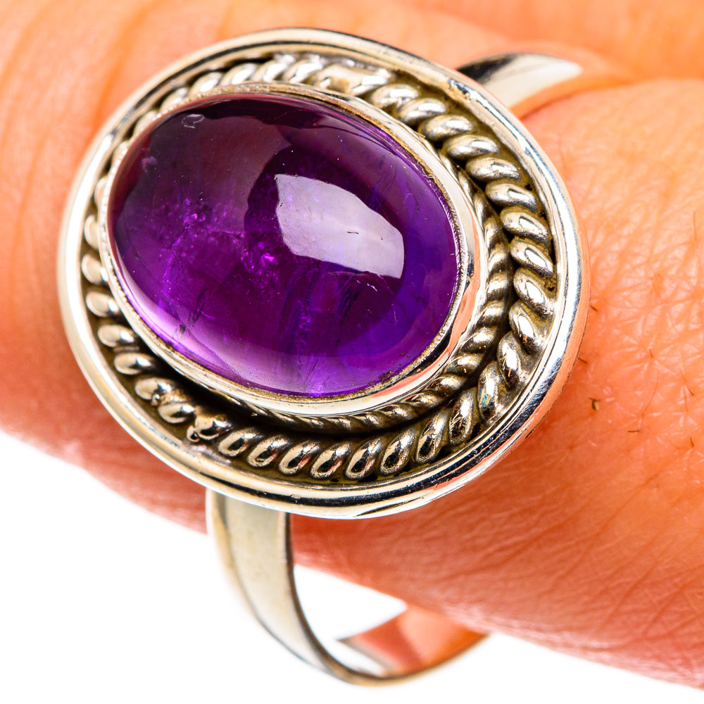 Amethyst Rings handcrafted by Ana Silver Co - RING85212