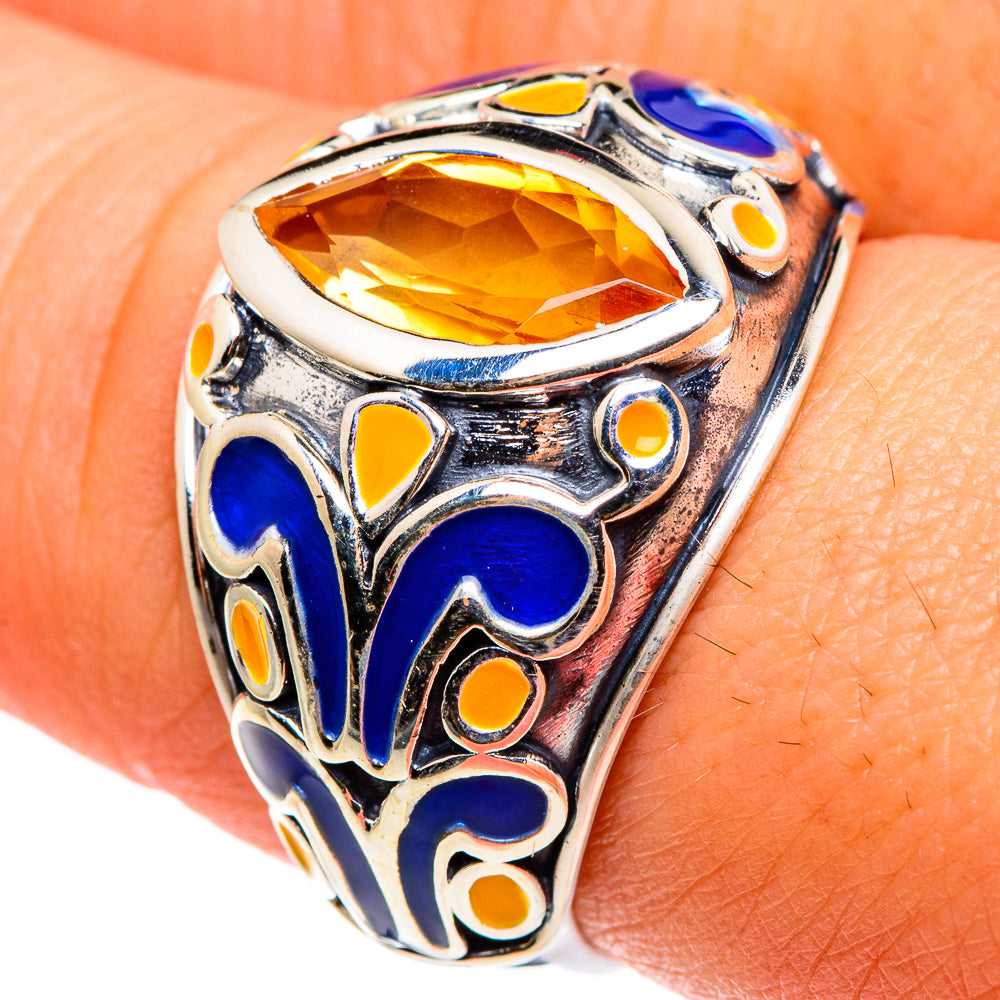 Citrine Rings handcrafted by Ana Silver Co - RING85225