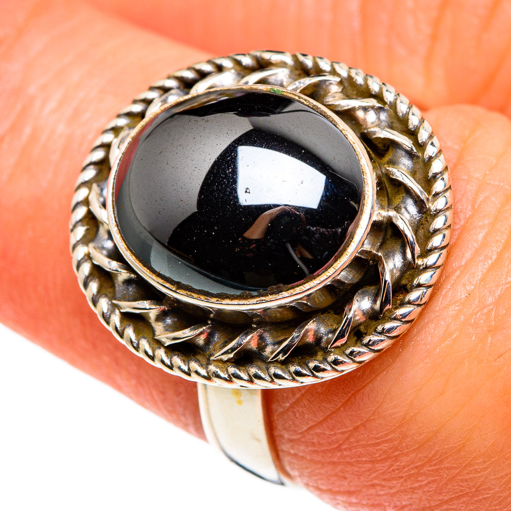 Hematite Rings handcrafted by Ana Silver Co - RING85228