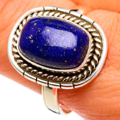 Lapis Lazuli Rings handcrafted by Ana Silver Co - RING85237