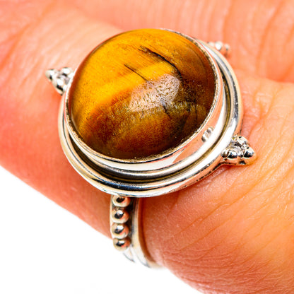 Tiger Eye Rings handcrafted by Ana Silver Co - RING85247