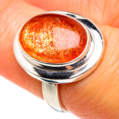 Sunstone Rings handcrafted by Ana Silver Co - RING85249