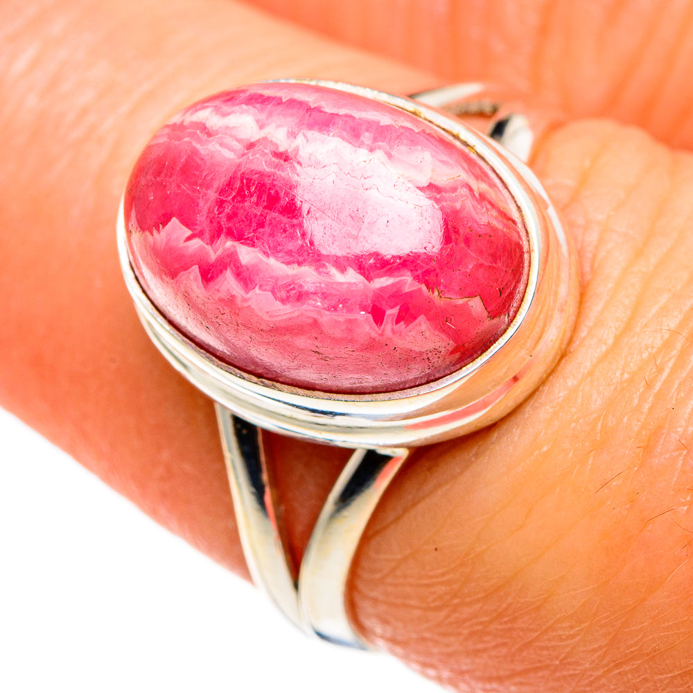 Rhodochrosite Rings handcrafted by Ana Silver Co - RING85254