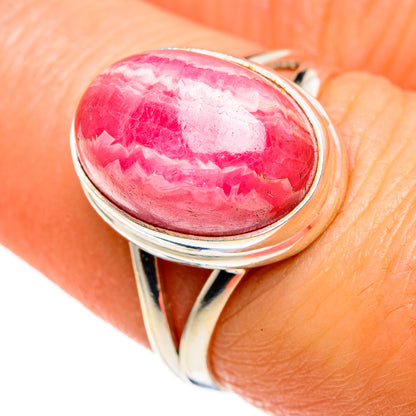Rhodochrosite Rings handcrafted by Ana Silver Co - RING85254