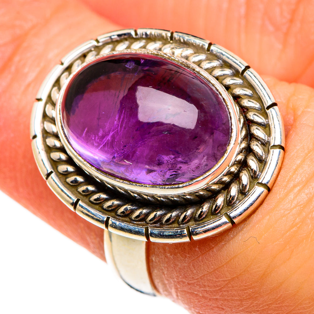 Amethyst Rings handcrafted by Ana Silver Co - RING85257