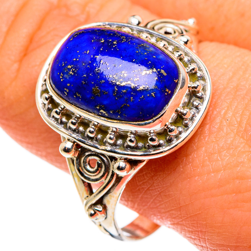 Lapis Lazuli Rings handcrafted by Ana Silver Co - RING85275