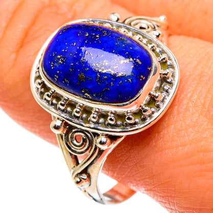 Lapis Lazuli Rings handcrafted by Ana Silver Co - RING85275
