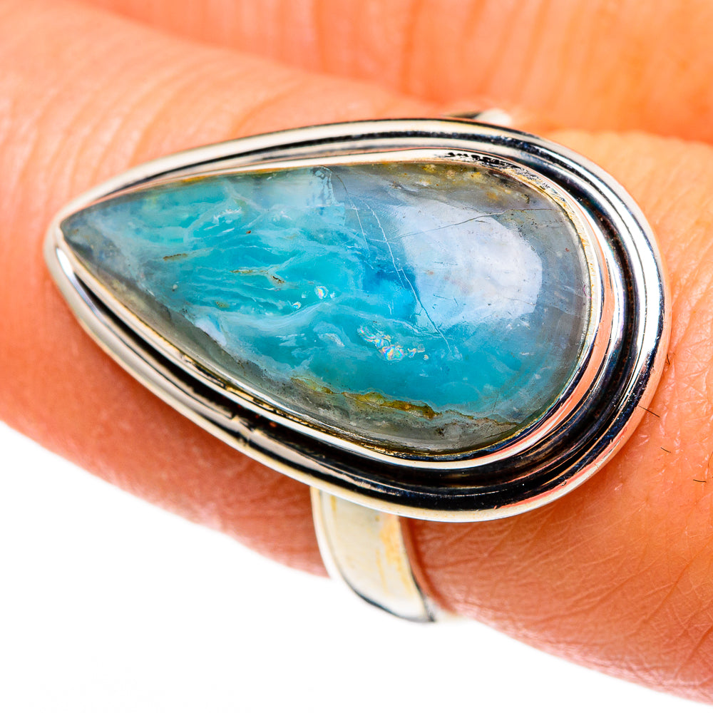 Peruvian Opal Rings handcrafted by Ana Silver Co - RING85278