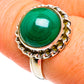 Malachite Rings handcrafted by Ana Silver Co - RING85282