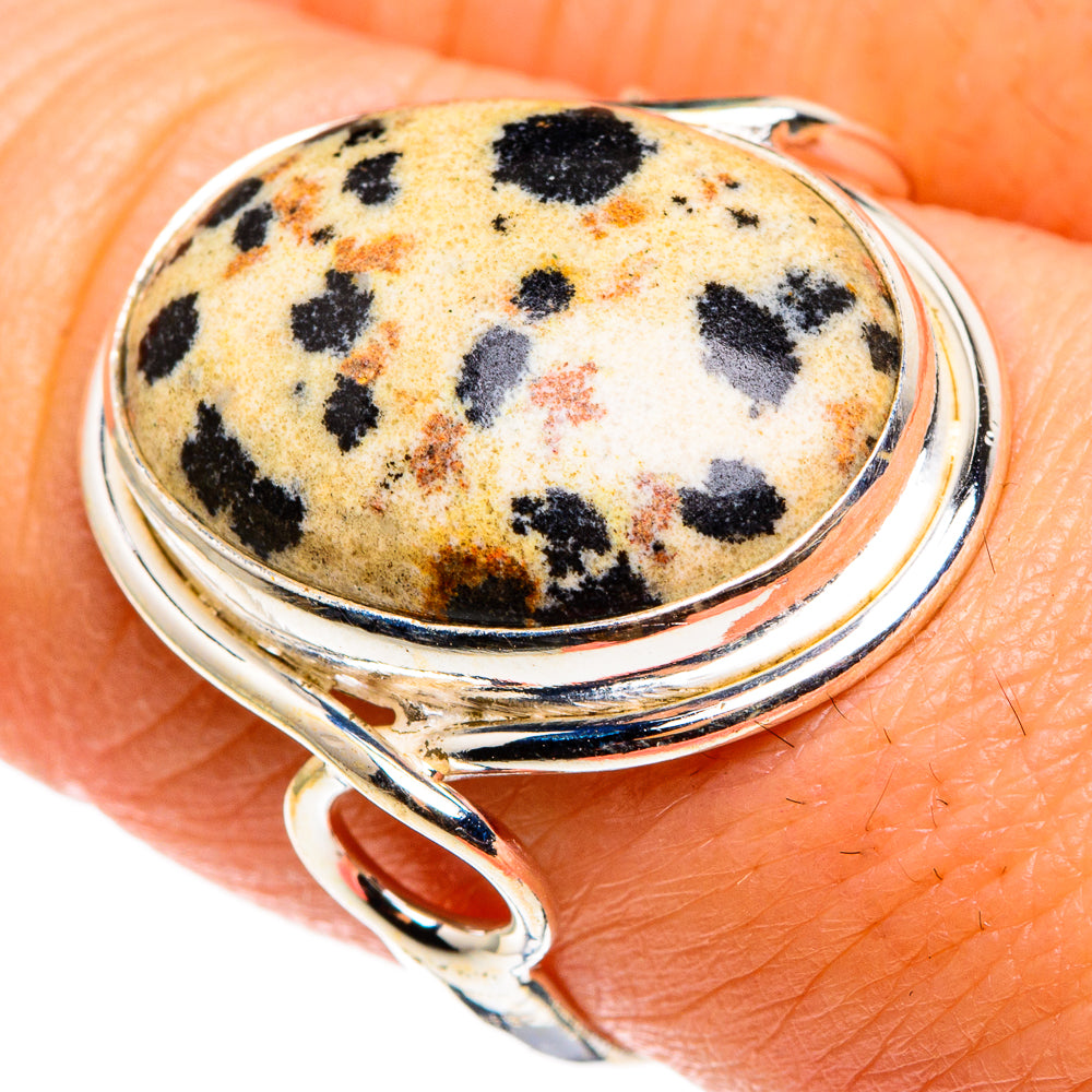 Dalmatian Jasper Rings handcrafted by Ana Silver Co - RING85287