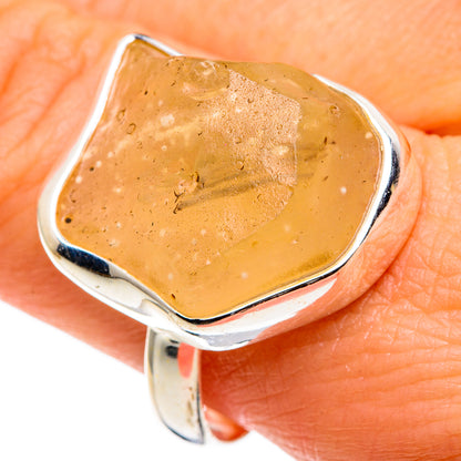 Libyan Glass Rings handcrafted by Ana Silver Co - RING85293
