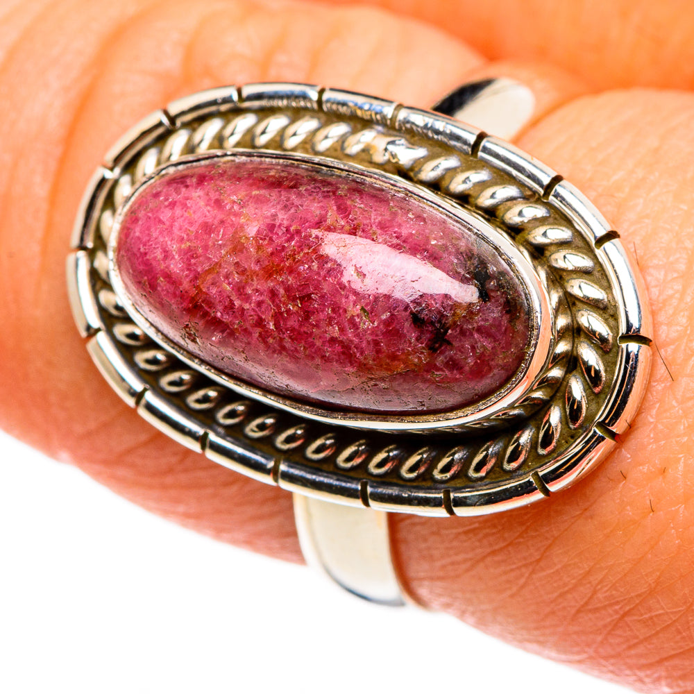 Rhodonite Rings handcrafted by Ana Silver Co - RING85295