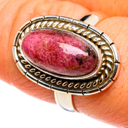 Rhodonite Rings handcrafted by Ana Silver Co - RING85295
