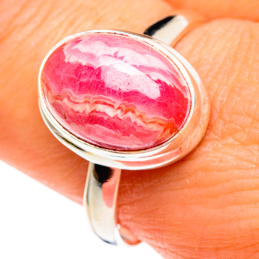 Rhodochrosite Rings handcrafted by Ana Silver Co - RING85297