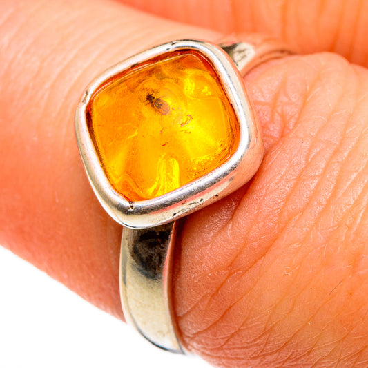 Baltic Amber Rings handcrafted by Ana Silver Co - RING85298