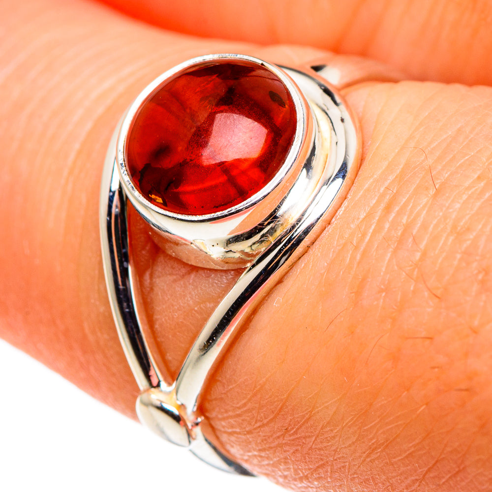 Baltic Amber Rings handcrafted by Ana Silver Co - RING85299