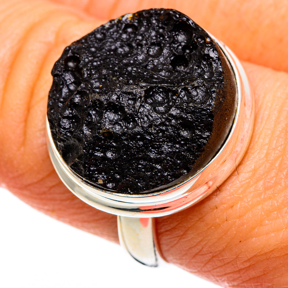 Tektite Rings handcrafted by Ana Silver Co - RING85309