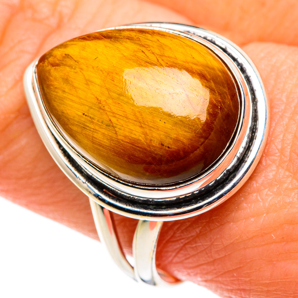 Tiger Eye Rings handcrafted by Ana Silver Co - RING85332